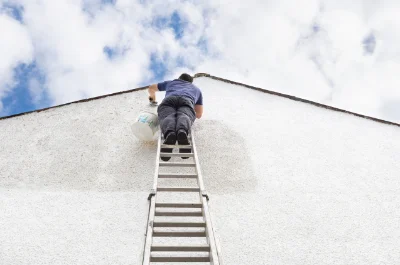 Peinture extérieure à Champfleury — façades et ravalement